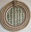 Demi Miroir Naturel Sisal