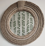 Demi Miroir Naturel Jute